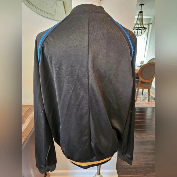 PE Nation Women's Full Zip Black Track Jacket Size XS/Small Vintage Zip Pockets - Picture 4 of 11